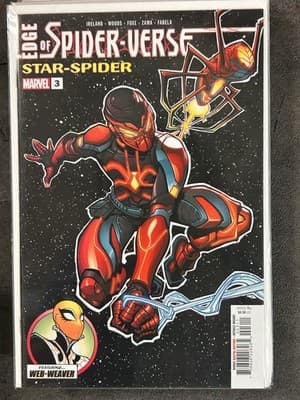 Marvel Edge of Spider-Verse Star-Spider #3 Comic Book Bagged Boarded Rated T+ - Image 1