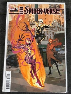 Marvel Edge of Spider-Verse #4 Variant Edition Comic Near Mint+ Bagged and Board - Image 1