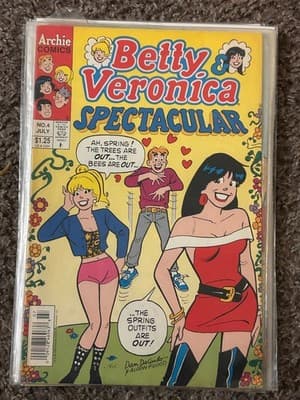 Archie Betty Veronica Spectacular #4 July Comic Book Collectible Vintage Comics - Image 1