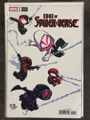Marvel Edge of Spider-Verse #1 Variant Edition 2022 Skottie Young Cover - Image 1