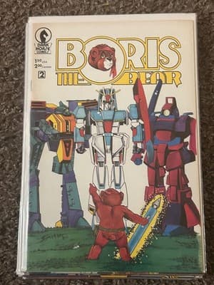 Dark Horse Boris The Bear Comic Book #2 Single Issue 1.50 USA 2.30 Canada Cover - Image 1
