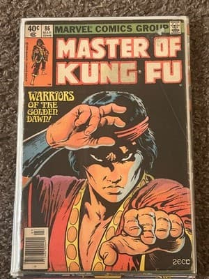 Marvel Master Of Kung Fu #86 Comic Book Mar 40c Warriors Of The Golden Dawn - Image 1