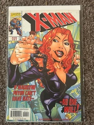 Marvel X-Man #41 Comic Book Aug Direct Edition Kavanagh Cruz Larosa Bagged - Image 1