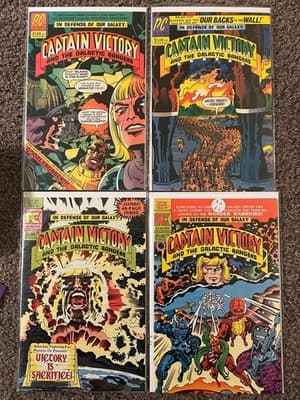 Captain Victory And The Galactic Rangers Lot 4-7 PC Pacific Comics 1980s - Image 1