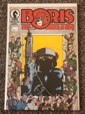 Boris The Bear #9 Dark Horse Comics Comic Book Boris Bear Issue 9 Cover Art - Image 1