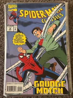 Marvel Spider-Man Classics #12 Comic Book Grudge Match Direct Edition Bagged - Image 1