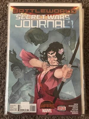 Marvel Comic Book Secret Wars Journal #1 Battleworld Edition Rated T+ Bagged - Image 1