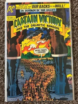 Captain Victory And The Galactic Rangers Lot 4-7 PC Pacific Comics 1980s - Thumbnail 3