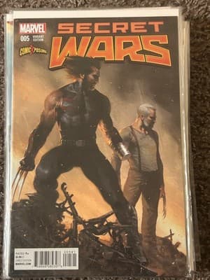 Marvel Secret Wars #5 Variant Edition Wolverine Cover Comic Book Direct Edition - Image 1