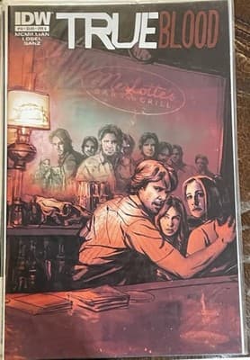 IDW True Blood Comic Book #1 VF Single Issue Vampires Bar Cover Art Horror - Image 1