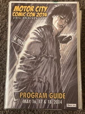 Motor City Comic Con 2014 Program Guide 25th Anniversary May 16 17 18 Souvenir - Image 1