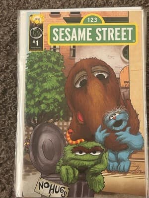 Sesame Street Comic Ape Entertainment #1 Young Reader Oscar Grouch Cover Bagged - Image 1