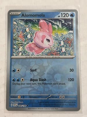 Pokemon Meowscarada Arboliva Magikarp Alomomola Bruxish Chansey Holos 6-Card Lot - Thumbnail 8