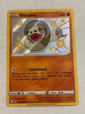Pokemon Holo Lot Quaxwell Bisharp Skiploom Silicobra SV Series Holo Rare Shiny - Thumbnail 8