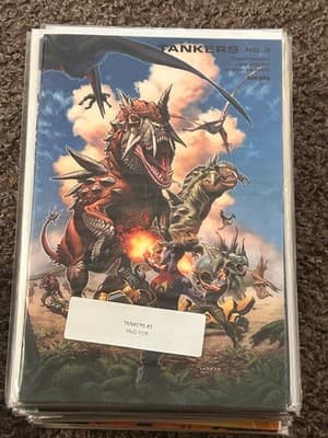 Tankers No.3 Comic Book Single Issue Bagged Boarded Dinosaur Cover Collectors - Image 1