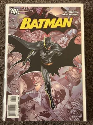 DC Batman #693 Comic Book Jan 2010 Tony Daniel Sandu Florea Cover Bagged Boarded - Image 1