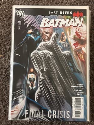 DC Batman Comic #683 2009 Final Crisis Grant Morrison Lee Garbett Single Issue - Image 1
