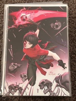 Grim #6 ComicTom101 / Mystery Mail Call (MMC) Exclusive Virgin Variant - Image 1