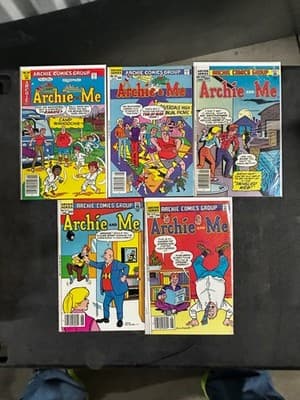 Archie and Me Archie Comics Lot 5 Comics 129 135 150 151 157 Dan DeCarlo Set - Image 1