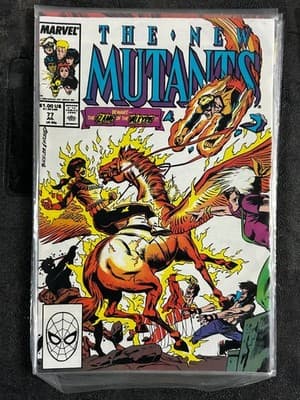 Marvel The New Mutants Comic Lot #74-81 8 Issues 1989 X-Men Cameos Vintage - Thumbnail 5