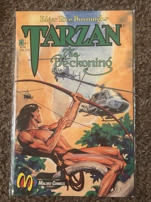 Malibu Comics Tarzan The Beckoning #4 Single Issue 1998 Bagged Boarded - Image 1