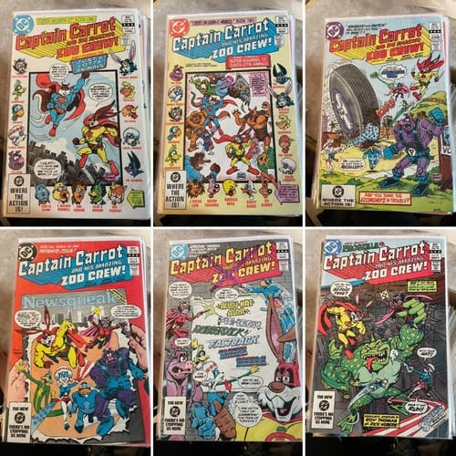 Lot Of 12 Captain Carrot and His Amazing Zoo Crew #8 - 19 (1983 DC) - Thumbnail 2