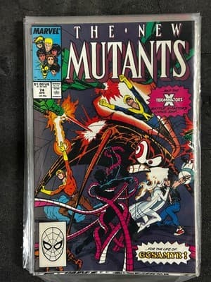 Marvel The New Mutants Comic Lot #74-81 8 Issues 1989 X-Men Cameos Vintage - Thumbnail 2
