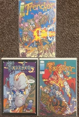 Image Comics Trencher Lot of 3 Issues #1 #2 GC#3 Single Issue Set Bagged Boarded - Image 1