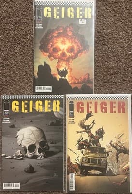 Image Comics Geiger Complete 3 Issue Set #1 #3 #4 Geoff Johns Gary Frank VF - Image 1