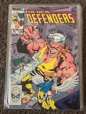 Marvel Comic The New Defenders #126 Dec 60c Superhero Cover Bagged Classic - Image 1