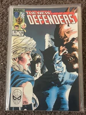 Marvel The New Defenders #128 Feb 60c Comic Book Cover Art Kevin Nowlan Bagged - Image 1