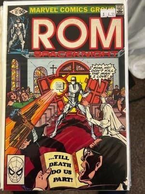 Marvel ROM Spaceknight Comic Lot 3 Issues #15 #17 #18 Guest Starring XMen 50c - Thumbnail 2