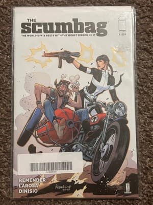 Image The Scumbag Comics Lot #1 & #4 1:10 Variant Remender Larosa Boschi Dinisio - Thumbnail 2