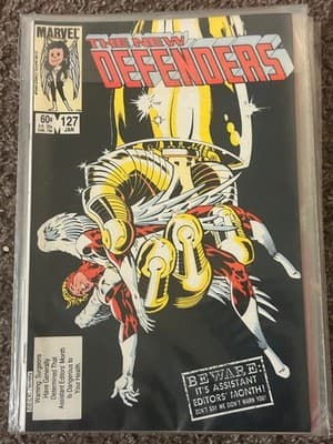 Marvel The New Defenders #127 Comic Book Jan 60c Bagged Issue Superhero Vintage - Image 1