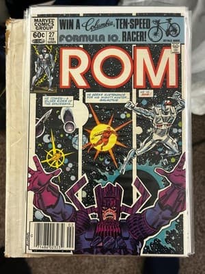 Marvel ROM Spaceknight Comics Lot 5 Issues 17 24 25 27 30 Guest Stars Nova X-Men - Thumbnail 4
