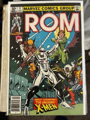 Marvel ROM Spaceknight Comics Lot 5 Issues 17 24 25 27 30 Guest Stars Nova X-Men - Thumbnail 6