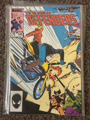 Marvel The New Defenders #145 Comic July 65¢ Wolverine Hulk Bagged Collectible - Image 1