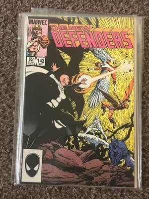 Marvel The New Defenders #143 Comic Book May 1985 65c Bronze Age Collectible - Image 1