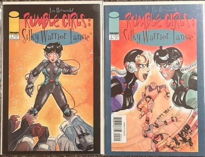 Image Comics Rumble Girls Silky Warrior Tansie #1 #2 Set Lea Hernandez Bagged - Image 1