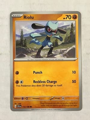 Pokemon TCG Lot 9 Cards Scatterbug Sprigatito Drifloon Riolu Muk Blissey 2023 - Thumbnail 6
