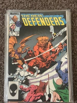 Marvel The New Defenders Comic #139 Jan 60c Bagged Cover Superhero Defenders - Image 1