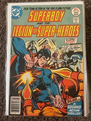 DC Superboy Comic Book 225 Mar 30c Legion of Super-Heroes Bagged Boarded - Image 1
