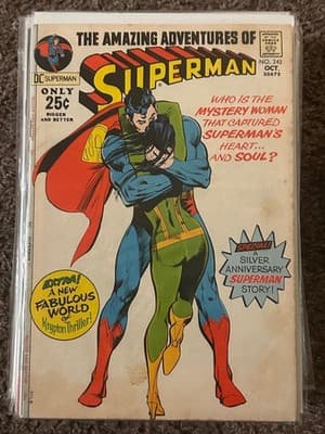 DC The Amazing Adventures Of Superman #243 Oct Silver Anniversary Comic - Image 1
