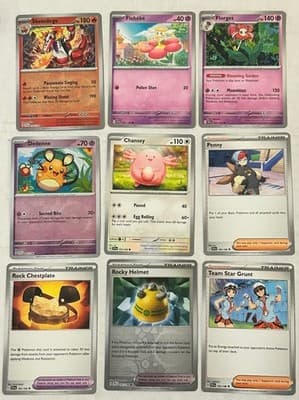 Pokemon TCG Singles Lot 9 SV1 Scarlet Violet English Mixed Cards Trainers Rare - Image 1