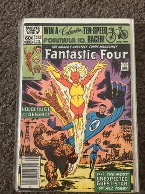 Fantastic Four #239 Marvel 1981 Comic Book 60c Holocaust in the Desert - Image 1