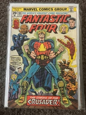 Marvel Fantastic Four #164 Comic Nov 25c The Coming of the Crusader Cover - Image 1