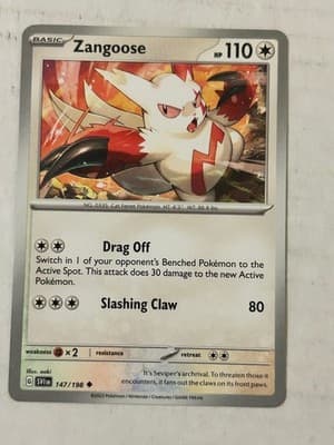 Pokemon Sprigatito Drifloon Zangoose Indeedee Flamigo Tandemaus Defiance Band - Thumbnail 5