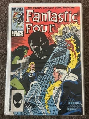 Marvel Fantastic Four #278 May 65c Vintage Collectible Bagged Boarded Comic Book - Image 1