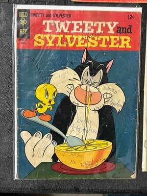 Gold Key Comics Lot Tom and Jerry Tweety and Sylvester Underdog Vintage 3 Issues - Thumbnail 3