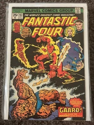 Marvel Fantastic Four #163 Oct Comic Book 25c GAARD Cover Bagged Boarded - Image 1